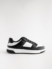 Black/White EDIT Court Trainers - Image 3 of 6
