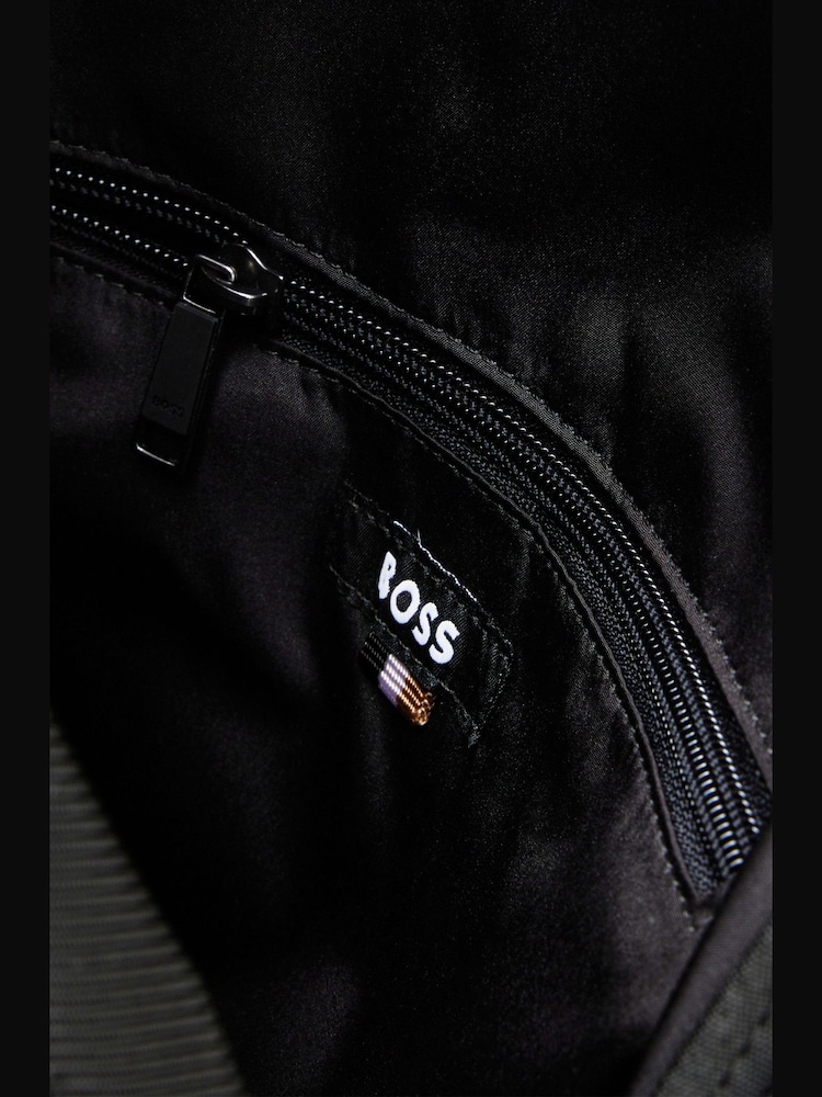 BOSS Black Backpack With Tonal Logo Detail - Image 6 of 6