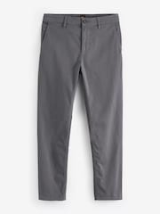 BOSS Grey Tapered Fit Stretch Cotton Chino Trousers - Image 5 of 6