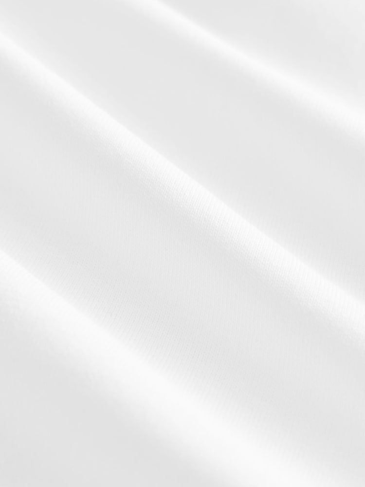 BOSS White Relaxed Fit Tales Box Logo 100% Cotton T-Shirt - Image 8 of 8