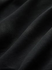 BOSS Black Logo Print Zip Up Hoodie In Stretch Cotton - Image 8 of 8