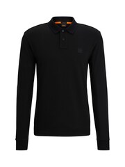 Schwarz - Boss Passerby Langarm-Poloshirt - Bild 5 von 8