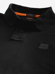 Schwarz - Boss Passerby Langarm-Poloshirt - Bild 6 von 8