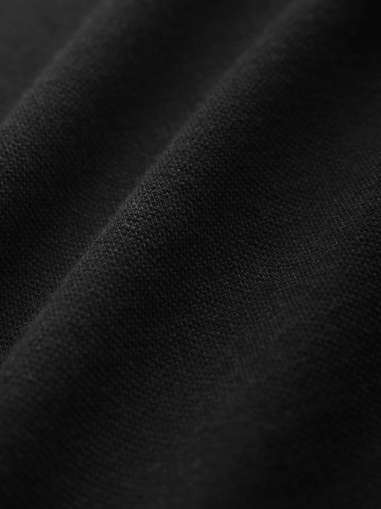 Schwarz - Boss Passerby Langarm-Poloshirt - Bild 8 von 8