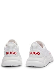 HUGO White Chunky Sporty Trainers - Image 3 of 5