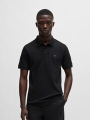 Schwarz - BOSS Passenger Box Logo Polo Shirt - Bild 1 von 5