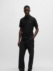 Schwarz - BOSS Passenger Box Logo Polo Shirt - Bild 2 von 5