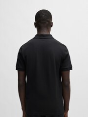 Schwarz - BOSS Passenger Box Logo Polo Shirt - Bild 3 von 5