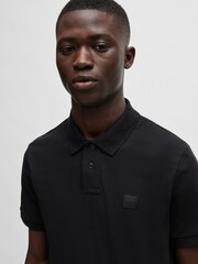Schwarz - BOSS Passenger Box Logo Polo Shirt - Bild 4 von 5