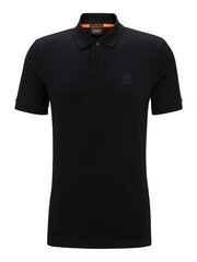Schwarz - BOSS Passenger Box Logo Polo Shirt - Bild 5 von 5