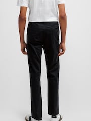 BOSS Black Slim Fit Stretch Cotton Trousers - Image 2 of 5