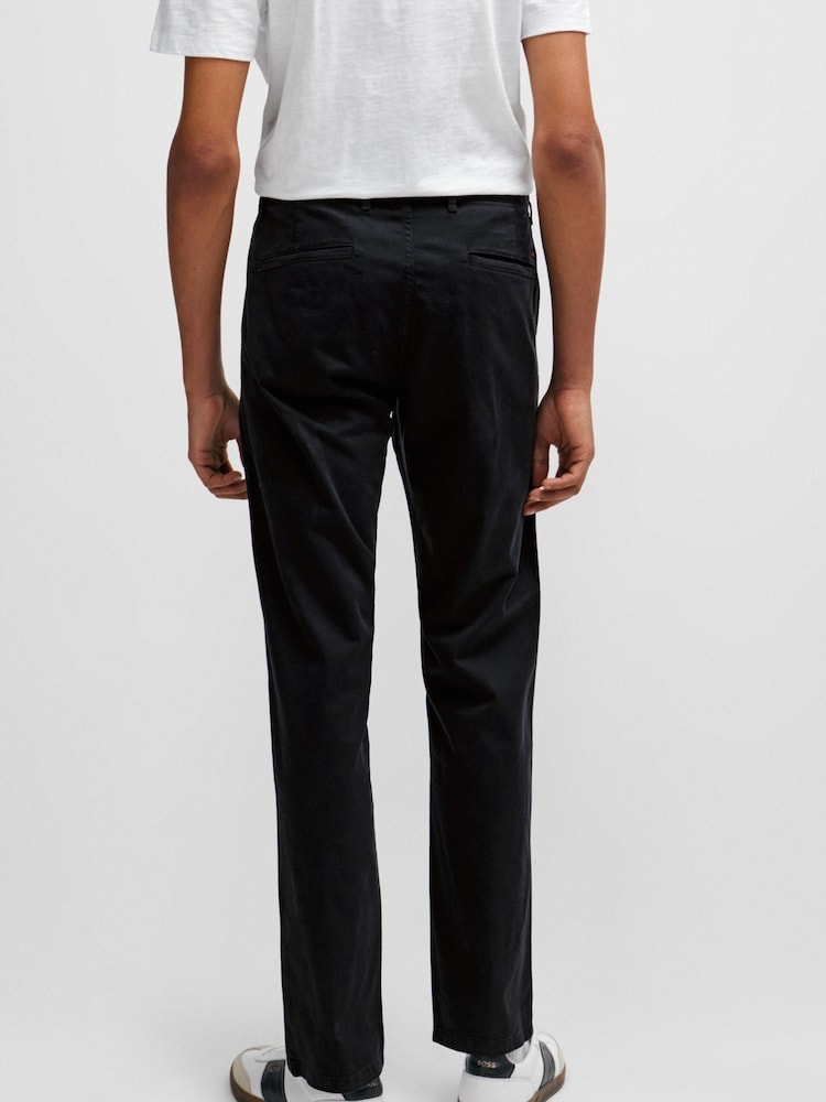 BOSS Black Slim Fit Stretch Cotton Trousers - Image 2 of 5