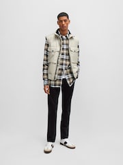 BOSS Black Slim Fit Stretch Cotton Trousers - Image 3 of 5