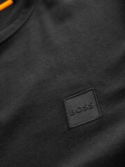 Schwarz - BOSS Relaxed Fit T-Shirt mit Tales-Box-Logo aus 100% Baumwolle - Bild 7 von 8