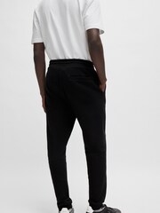 BOSS Black Logo Patch 100% Cotton Terry Joggers - Image 2 of 6
