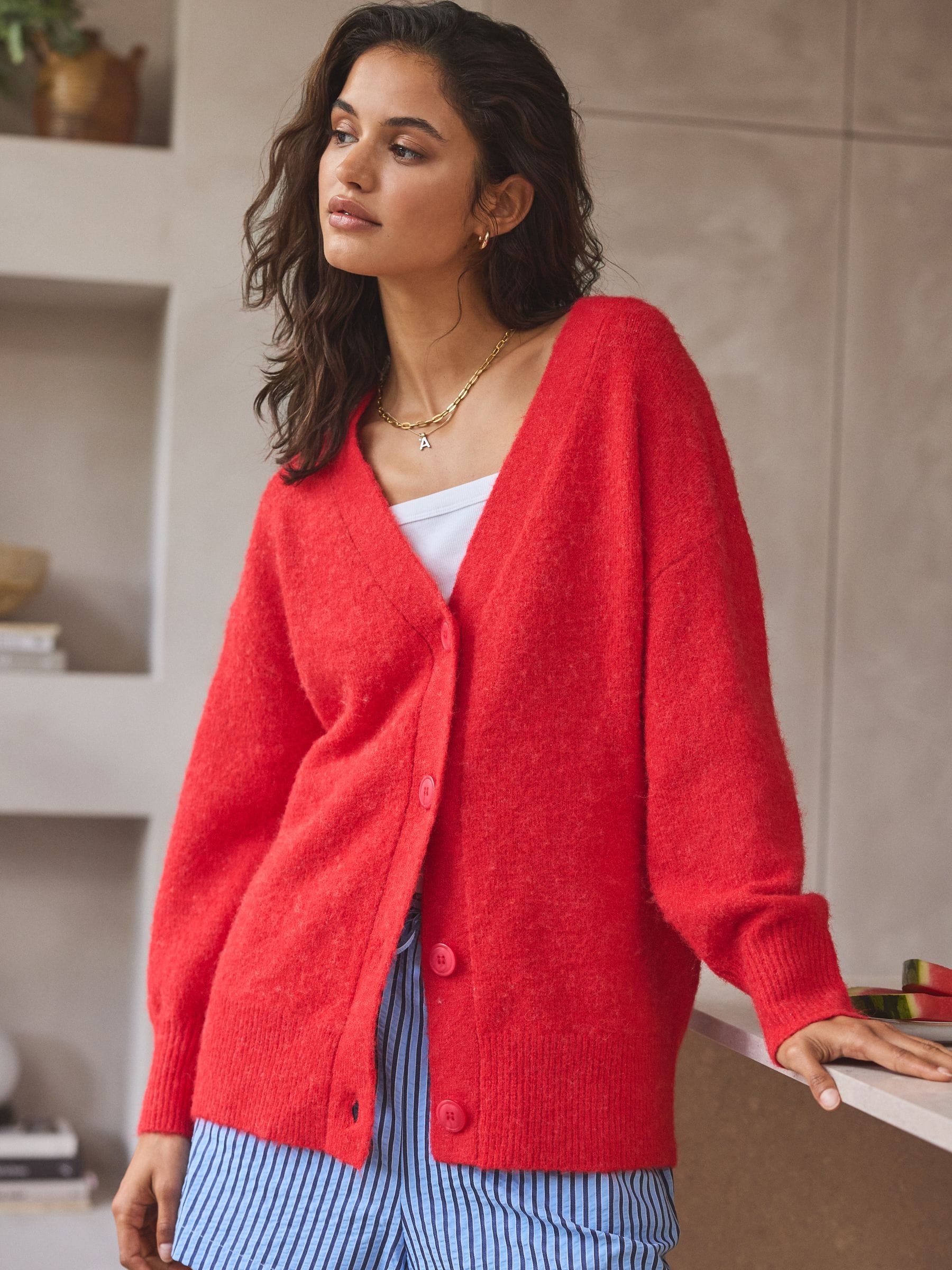 Red cardigan australia outlet