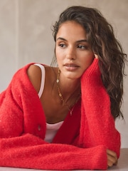 Red Knitted Cardigan - Image 5 of 10