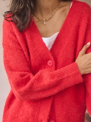 Red Knitted Cardigan - Image 7 of 10