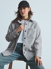 Grey Shacket - Image 2 of 9