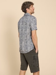 White Stuff Blue Waves Printed Shirt - Image 2 of 7