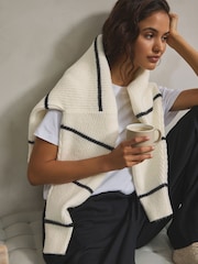 Monochrome Stripe Knit Jumper - Image 5 of 9