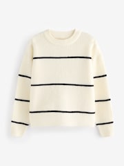 Monochrome Stripe Knit Jumper - Image 7 of 9