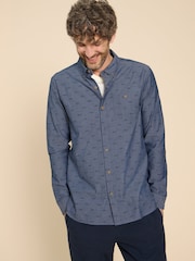 White Stuff Blue Swordfish Printed Shirt - Image 1 of 4