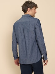 White Stuff Blue Swordfish Printed Shirt - Image 2 of 4