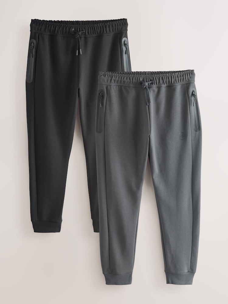 črna/skledica - Athleisure hlače z manšetami za prosti čas 2 Pack - Slika 1 iz 1 črna/skledica - Athleisure hlače z manšetami za prosti čas 2 Pack - Slika 1 iz 1