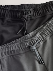 Black/Slate Athleisure Cuffed Joggers 2 Pack - Image 15 of 17
