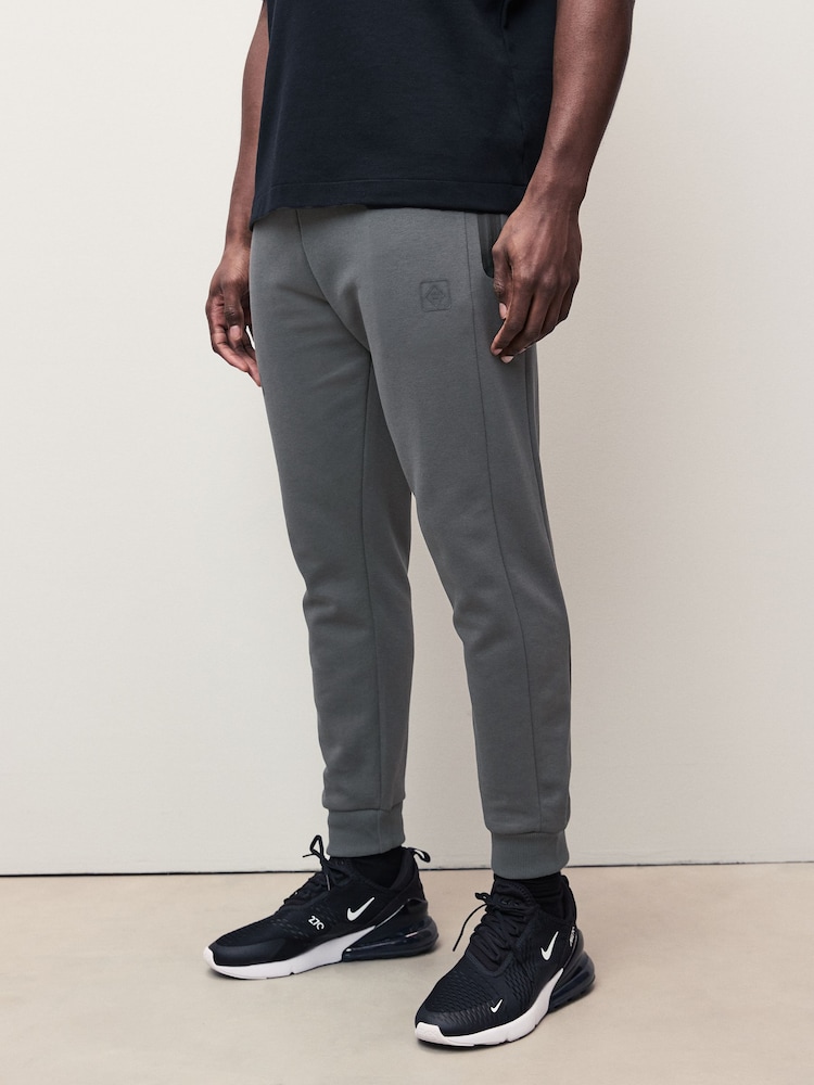 Black/Slate Athleisure Cuffed Joggers 2 Pack - Image 2 of 17