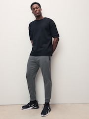 Black/Slate Athleisure Cuffed Joggers 2 Pack - Image 4 of 17