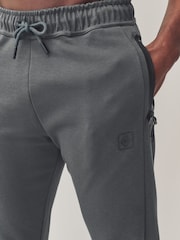 Black/Slate Athleisure Cuffed Joggers 2 Pack - Image 8 of 17