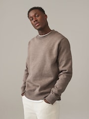neutre - Sweat-shirt Rich Jersey Col rond - Image 1 de 8