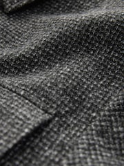 Charcoal Grey Brushed Check Shacket - Image 8 of 8