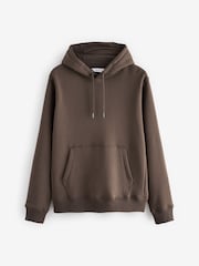 Mörk Naturlig - Vanlig passform Rich Jersey Fabric Huvtröja - Bild 6 av 8
