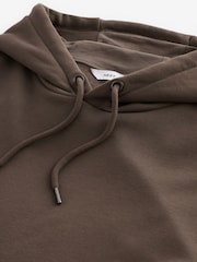 Mörk Naturlig - Vanlig passform Rich Jersey Fabric Huvtröja - Bild 7 av 8