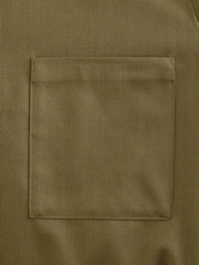 Olive Green EDIT Wool Shacket - Image 11 of 13