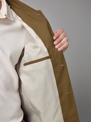Olive Green EDIT Wool Shacket - Image 7 of 13