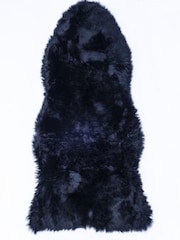Naturally Sheepskins Black Single Sheepskin Rug - Image 2 of 4