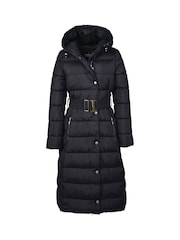 Barbour® International Trackline Longline Puffer Black Jacket - Image 6 of 7