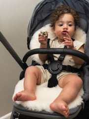 Naturally Sheepskins Natural Baby Snuggler Sheepskin Pram Liner - Image 2 of 5