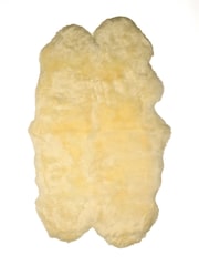 Naturally Sheepskins Ivory Quad Sheepskin Rug - Image 2 of 5