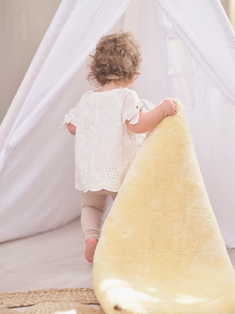 Naturally Sheepskins Natural Baby Sheepskin Rug - Image 1 of 5