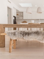 Naturally Sheepskins Silver Grey Double Sheepskin Rug - Image 1 of 5