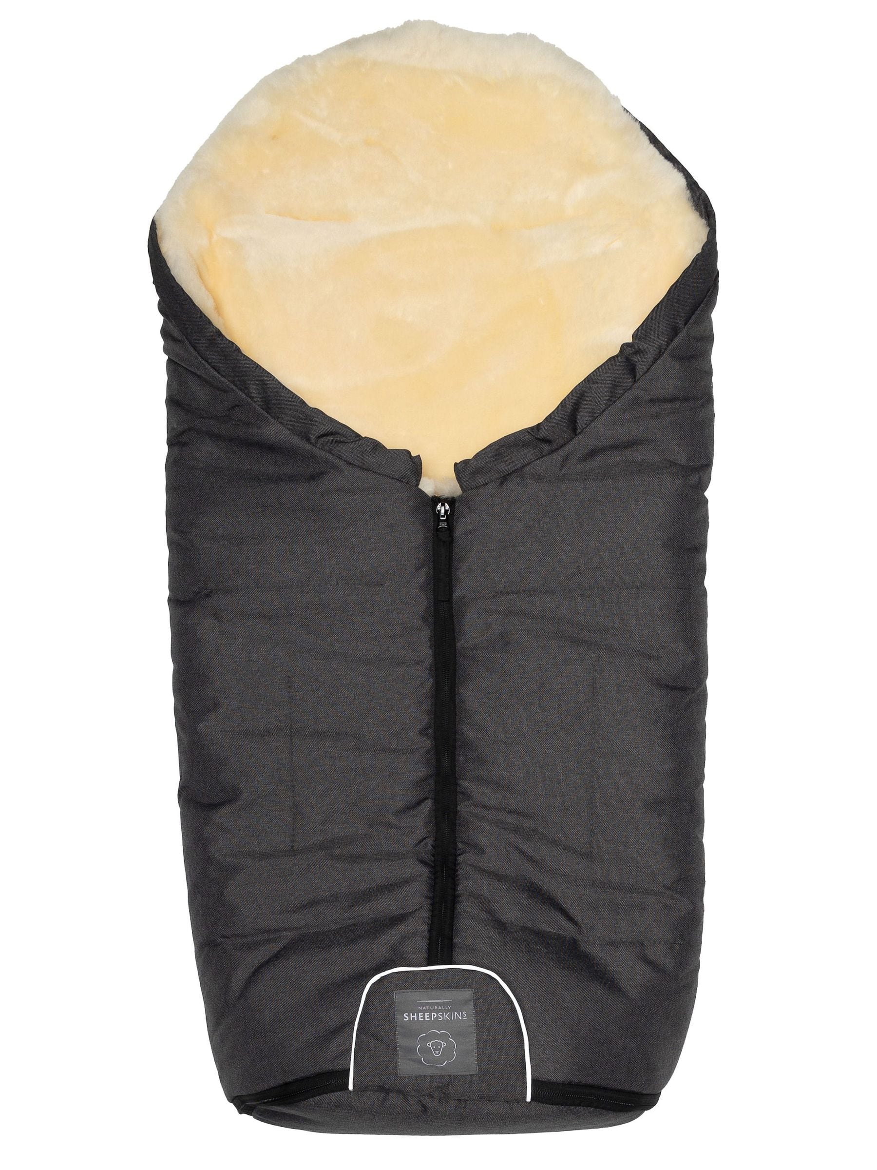 Buy Naturally Sheepskins Charcoal Grey Merino Sheepskin Footmuff from Next Ireland