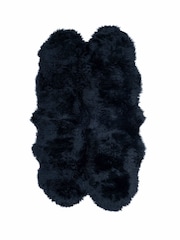 Naturally Sheepskins Black Quad Sheepskin Rug - Image 1 of 3