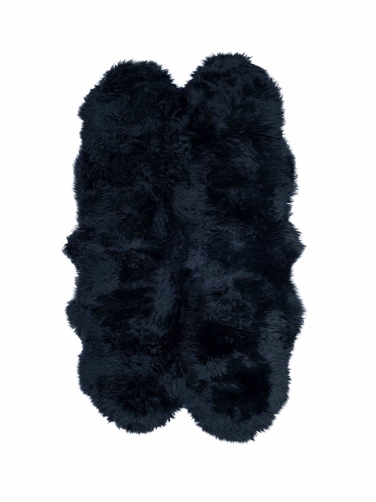 Naturally Sheepskins Black Quad Sheepskin Rug - Image 1 of 3