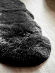 Naturally Sheepskins Black Quad Sheepskin Rug - Image 2 of 3