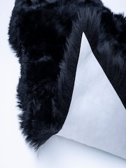 Naturally Sheepskins Black Quad Sheepskin Rug - Image 3 of 3